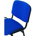 5 sedie per sala conferenza economiche imbottite nere o blu CHF