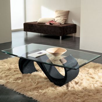Arredamento vendita online a basso prezzo :: Tavolini da salotto :: Tavolino  da salotto in vetro curvo IKKI