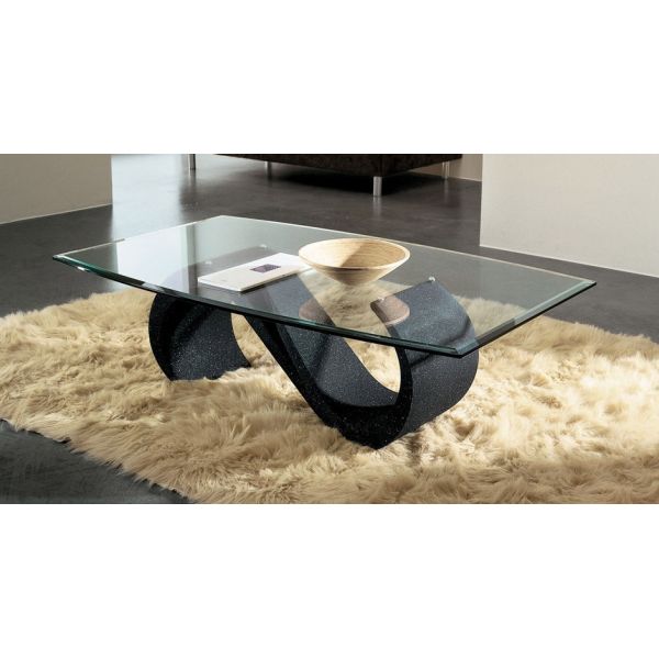 Tavolino in Vetro Rotondo da Caffe 70 cm Tavolo Basso Moderno Design da  Salotto