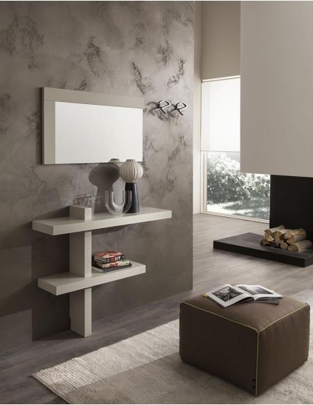 Specchiera con cornice in legno design moderno Bernard