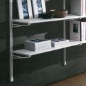 Libreria per ufficio design moderno in acciaio Melker 39