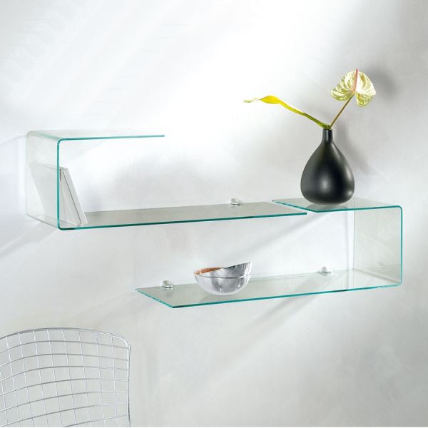 Mensole in vetro - Mensole vetro rettangolare