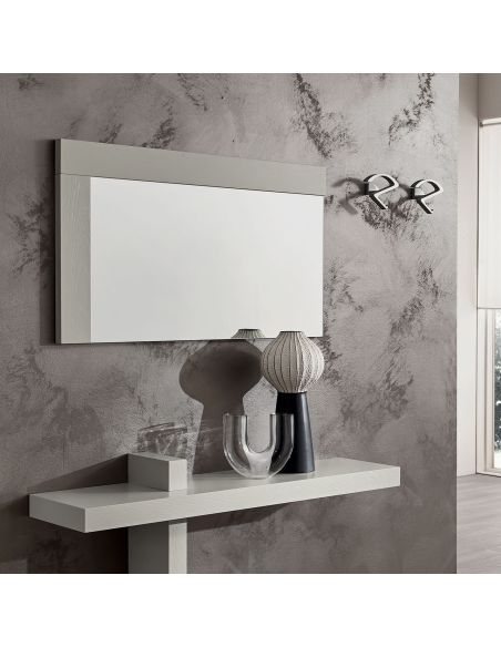 Specchiera con cornice in legno design moderno Bernard