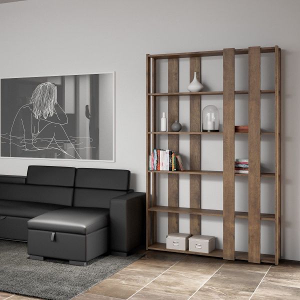 Libreria a muro moderna in legno Kato Small E