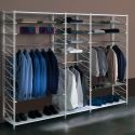 Cabina armadio componibile design moderno Melker B