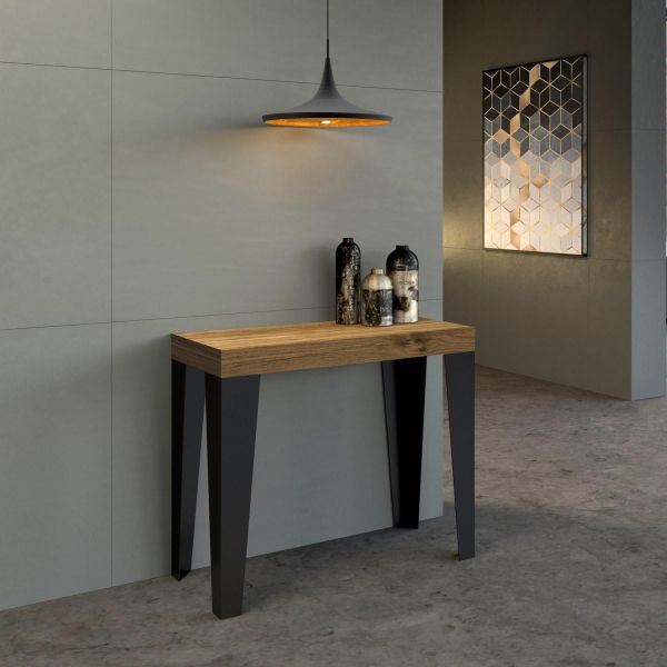 Tavolo consolle allungabile design moderno Flame