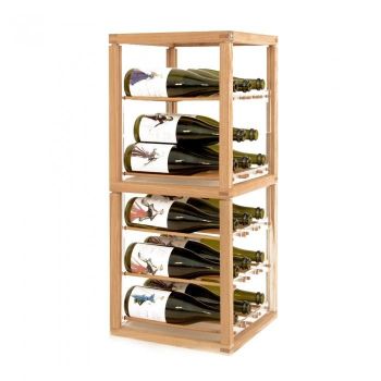 Zia Gaia SF portabottiglie sospeso 14 bottiglie vino cantinetta design