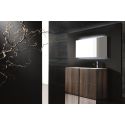 Set mobili bagno in rovere impiallacciato Crono 1 di Loetrà