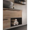 Mobili bagno in legno rovere Style 5 di Loetrà