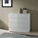 Credenza moderna con 4 cassetti Surf D