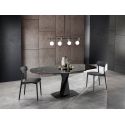 Set 4 sedie da cucina da esterno / interno Luck Grey