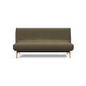 Divano letto matrimoniale sfoderabile Aslak 140 - 575 Vivus Dusty Dusty Olive