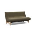 Divano letto matrimoniale sfoderabile Aslak 140 - 575 Vivus Dusty Dusty Olive