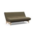 Divano letto matrimoniale sfoderabile Aslak 140 - 575 Vivus Dusty Dusty Olive