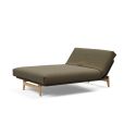 Divano letto matrimoniale sfoderabile Aslak 140 - 575 Vivus Dusty Dusty Olive