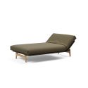 Divano letto sfoderabile Aslak 120 - 575 Vivus Dusty Dusty Olive