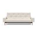 Divano letto matrimoniale design moderno Mimer - 574 Vivus Dusty Off White