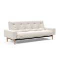 Divano letto matrimoniale design moderno Mimer - 574 Vivus Dusty Off White