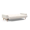 Divano letto matrimoniale design moderno Mimer - 574 Vivus Dusty Off White