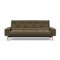 Divano letto matrimoniale design moderno Mimer - 575 Vivus Dusty Dusty Olive