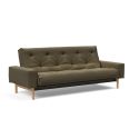 Divano letto matrimoniale design moderno Mimer - 575 Vivus Dusty Dusty Olive