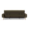 Divano letto matrimoniale design moderno Mimer - 575 Vivus Dusty Dusty Olive