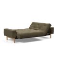 Divano letto matrimoniale design moderno Mimer - 575 Vivus Dusty Dusty Olive