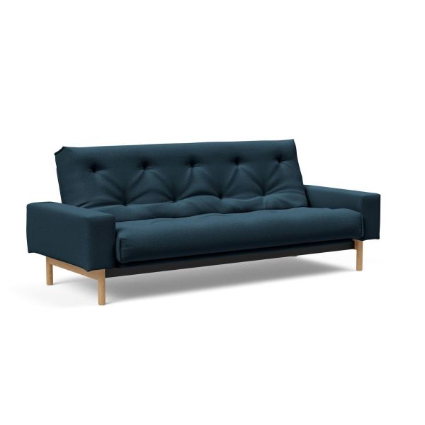 Divano letto matrimoniale design moderno Mimer - 580 Argus Navy Blue