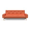 Divano letto matrimoniale design moderno Mimer - 581 Argus Rust