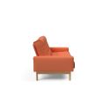 Divano letto matrimoniale design moderno Mimer - 581 Argus Rust