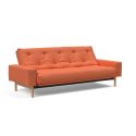 Divano letto matrimoniale design moderno Mimer - 581 Argus Rust