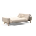 Divano letto matrimoniale design moderno Mimer - 584 Argus Natural