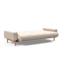 Divano letto matrimoniale design moderno Mimer - 584 Argus Natural