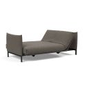 Divano letto a 2 posti sfoderabile Junus - 216 Flashtex Dark Grey