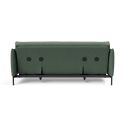 Divano letto a 2 posti con braccioli Junus - 518 Elegance Green