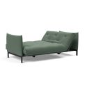 Divano letto a 2 posti con braccioli Junus - 518 Elegance Green