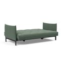 Divano letto a 2 posti con braccioli Junus - 518 Elegance Green