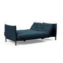 Divano letto a 2 posti con braccioli Junus - 580 Argus Navy Blue