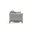 Divano letto a 2 posti con braccioli Junus - 590 Micro Check Grey