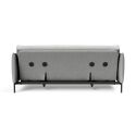 Divano letto a 2 posti con braccioli Junus - 590 Micro Check Grey