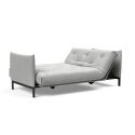 Divano letto a 2 posti con braccioli Junus - 590 Micro Check Grey