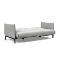 Divano letto a 2 posti con braccioli Junus - 590 Micro Check Grey