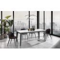 Set 4 sedie imbottite design moderno Innuendo Grey