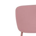 Set 4 sedie impilabili design moderno Clarybel Pink