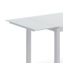 Tavolo rettangolare allungabile 110x70 cm Learn White