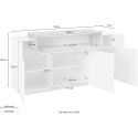 Credenza cucina design moderno Krisen 160 Maple