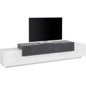 Mobile TV 240 cm laccato bianco Krisen Report