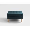 Pouf poggiapiedi moderno Algard Wood Sea