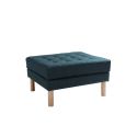 Pouf poggiapiedi moderno Algard Wood Sea