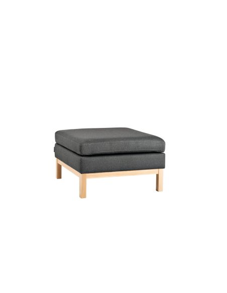 Pouf : pouf poggiapiedi LOWELL BLACK